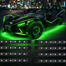 Lighting Trendz Polaris Slingshot 8-Piece Underbody Kit - Custom